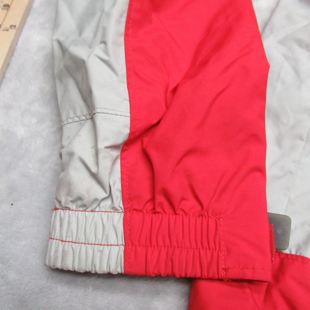 Columbia Jacket Mens Large Red Full Zip Insulated Ski Wind Waterproof 3in1 Shell